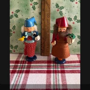 1992 Vintage Hallmark Wooden Ornaments